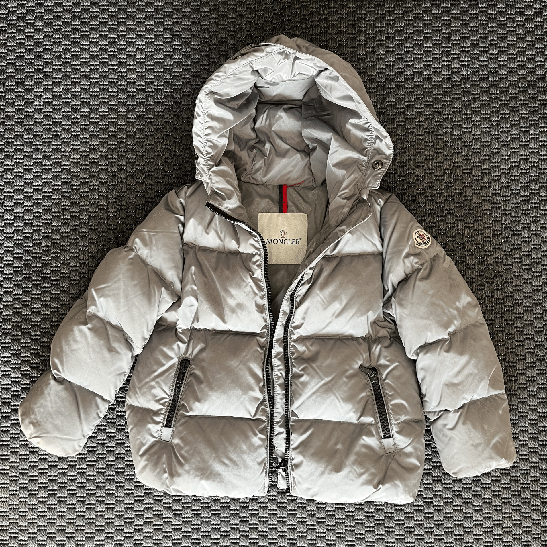 Moncler Gri Puffer Mont 3 yaş  kayak