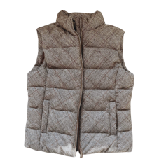 Tommy Hilfiger Kahverengi Kırçıllı Puffer Yelek 10 12 yaş  Yılbaşı