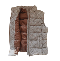 Tommy Hilfiger Kahverengi Kırçıllı Puffer Yelek 10 12 yaş  Yılbaşı