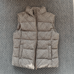 Tommy Hilfiger Kahverengi Kırçıllı Puffer Yelek 10 12 yaş  Yılbaşı
