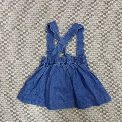 Jacadi Mavi Denim Elbise 12 ay