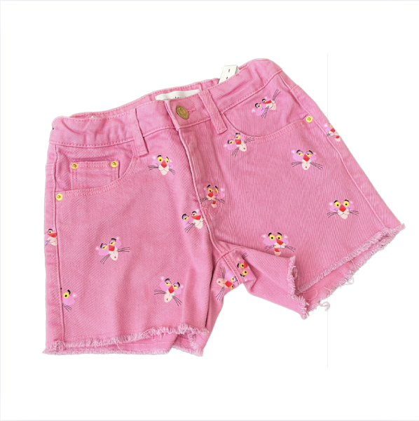 Desigual Pembe Panterli şort 9 10 yaş