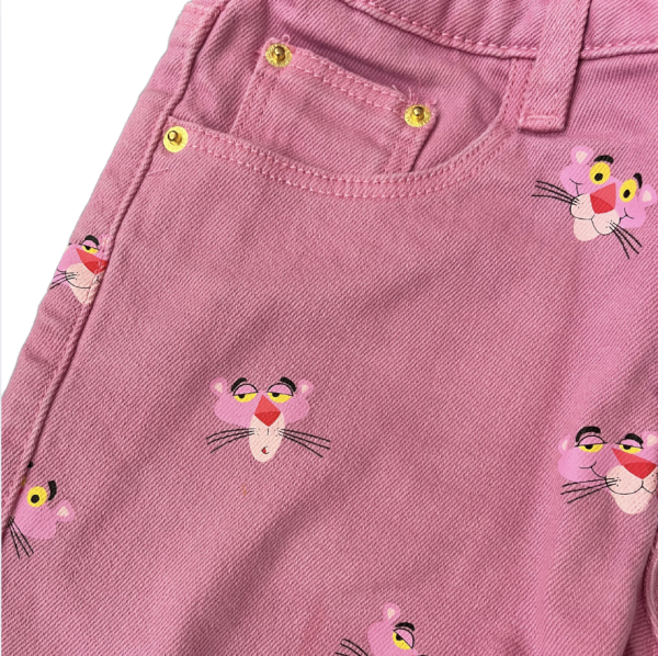 Desigual Pembe Panterli şort 9 10 yaş