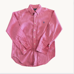 Ralph Lauren Pembe Keten Gömlek 10-12 yaş