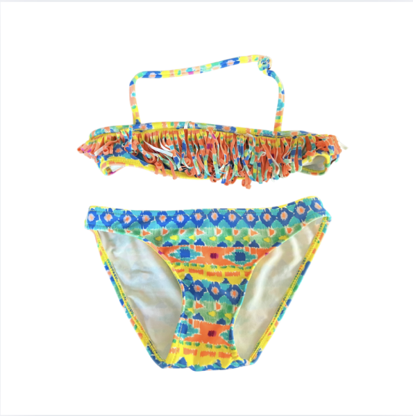 Zara Renkli bikini 6 7 yaş hiç kullanılmamış