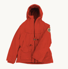Napappijiri Kırmızı Kayak Montu ve Siyah Takım Pantolonu 8 yaş