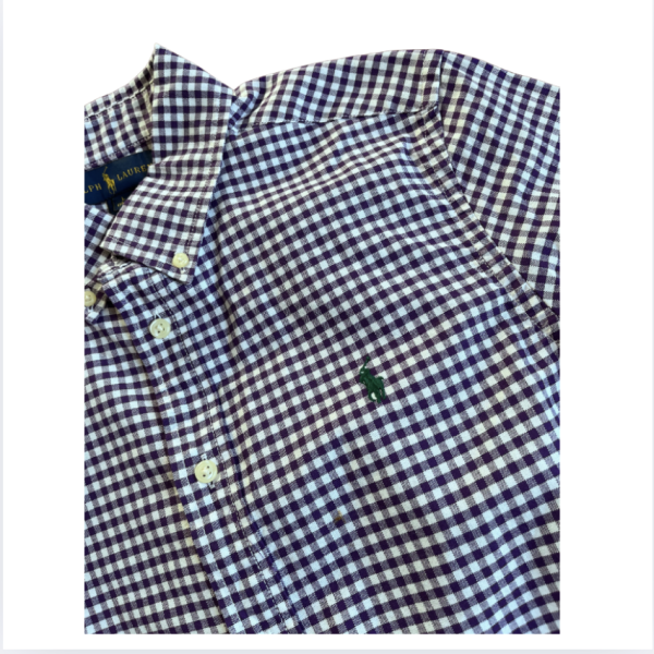 Ralph Lauren Mor Pötikare Gömlek 14 16 yaş