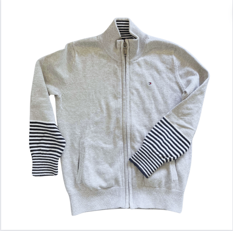 Tommy Hilfiger Gri Hırka 6 yaş kazak