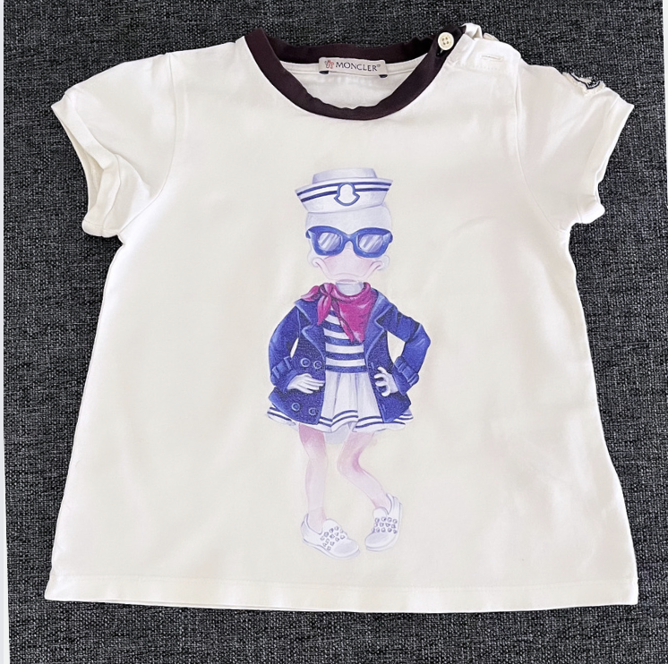Moncler Beyaz Tshirt 2 yaş