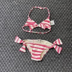 Jean Paul Gaultier Pembe Beyaz Bikini Mayo 2 yaş