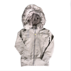 Tommy Hilfiger Gri İçi Polar Hırka 6 yaş kazak