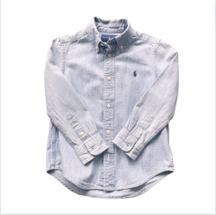 Ralph Lauren denim görünümlü mavi gömlek 5 yaş