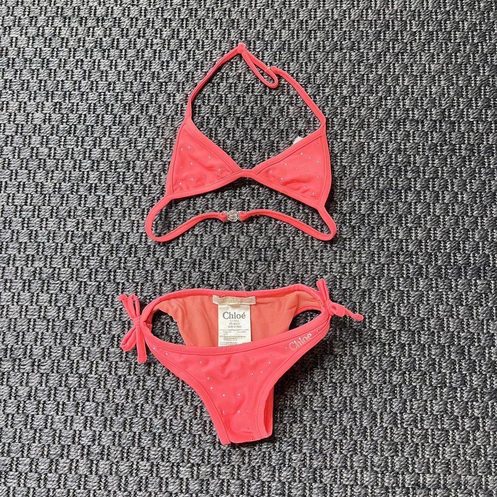Chloe Pembe Bikini Mayo Kız 2 yaş
