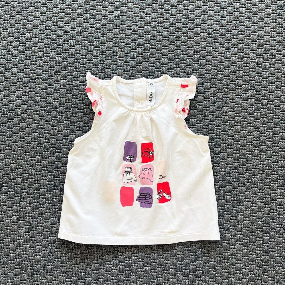 Baby Dior Beyaz Tshirt 18 ay