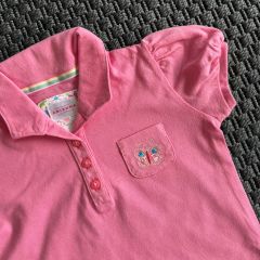 Arizona Pembe Yakalı tshirt 12ay