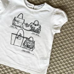 Dolce Gabbana Beyaz Tshirt 9-12 ay