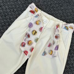 Gucci Beyaz Pantolon Kemerli 12- 18 ay