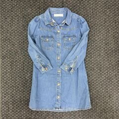 Zara Denim Elbise 7 yaş