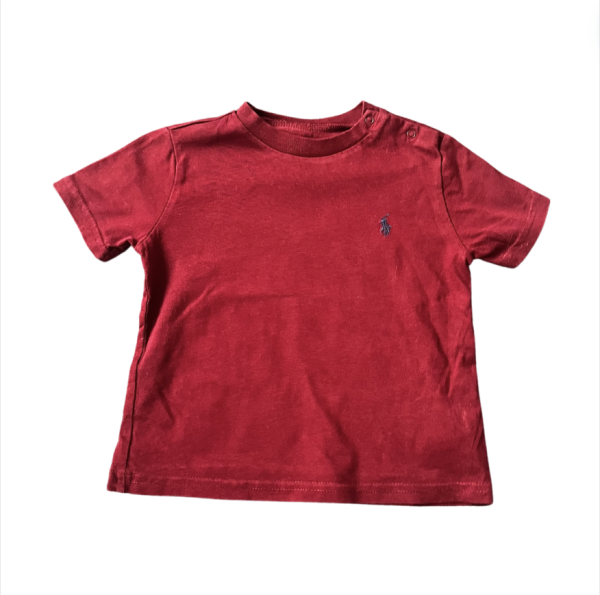Ralph Lauren Bordo tshirt 12 ay kırmızı