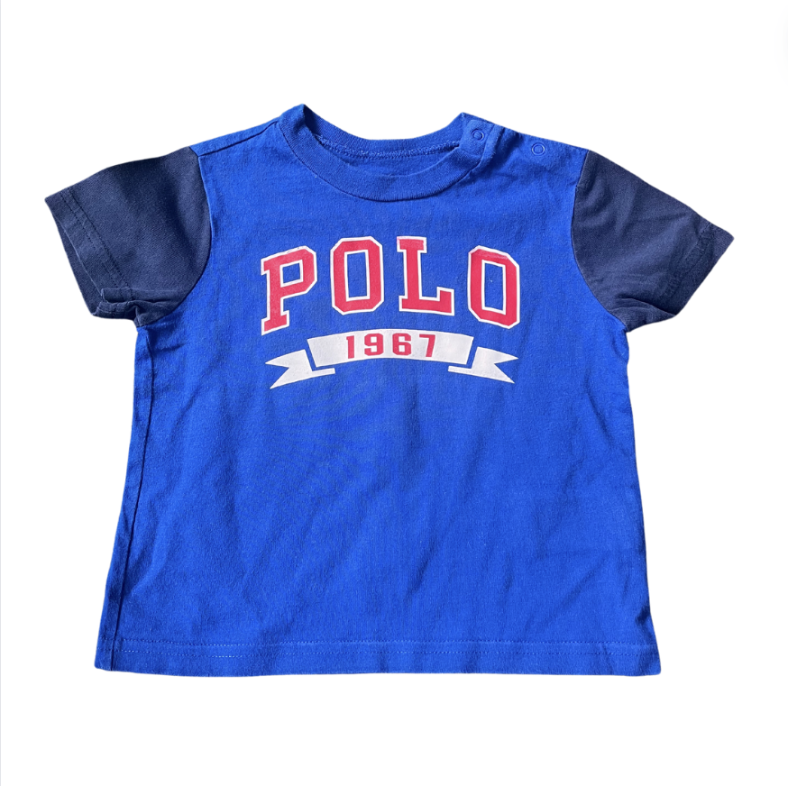 Ralph Lauren Lacivert Mavi Tshirt 12 ay