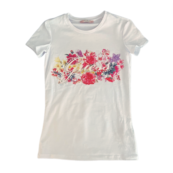 Guess Çiçekli Tshirt 8 10 yaş