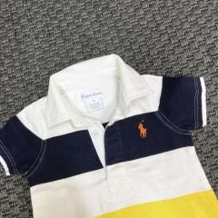 Ralph Lauren Lacivert, Sarı, yeşil tulum 6 ay