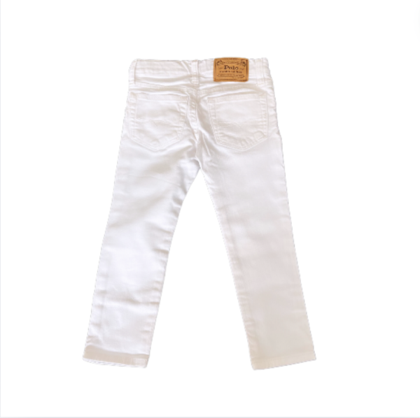 Ralph Lauren Beyaz Denim Pantolon 3 yaş (Beli ayarlanabiliyor)