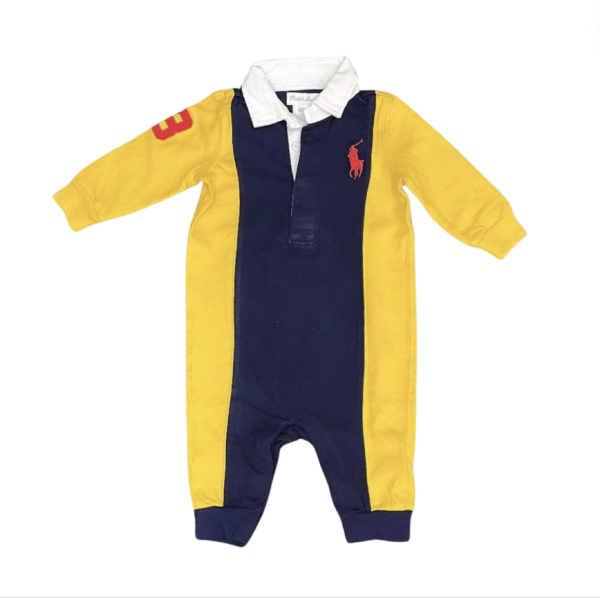 Ralph Lauren sarı Lacivert Tulum 3 ay