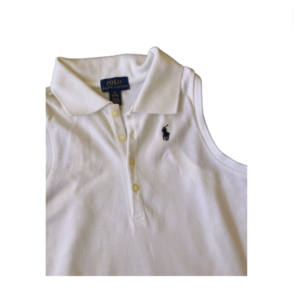 Ralph Lauren Beyaz Halter yaka Tshirt 8 10 yaş