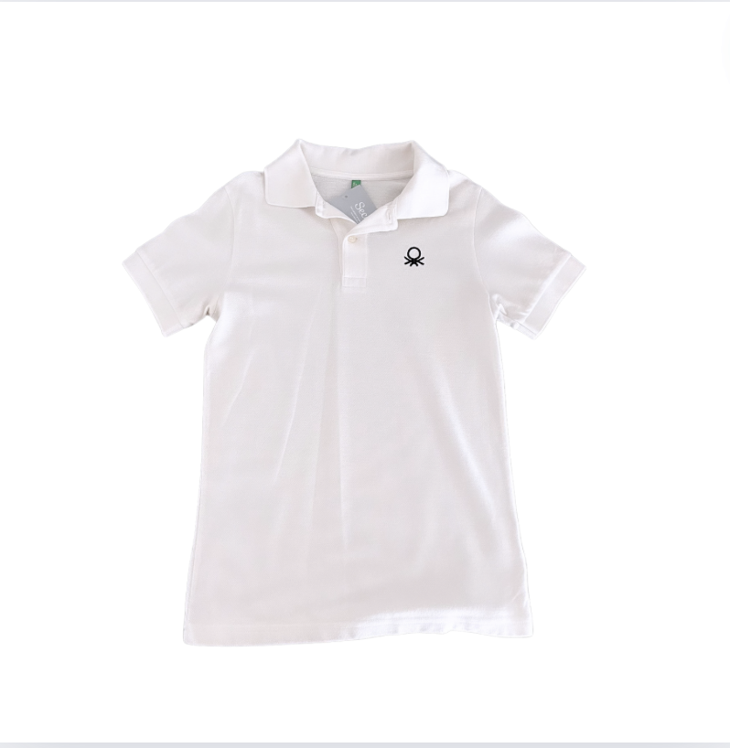 Benetton Beyaz t shirt 8 10 yaş