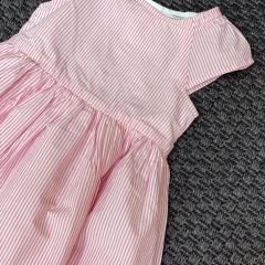 Carters Pembe Beyaz Çizgili Elbise 18 ay