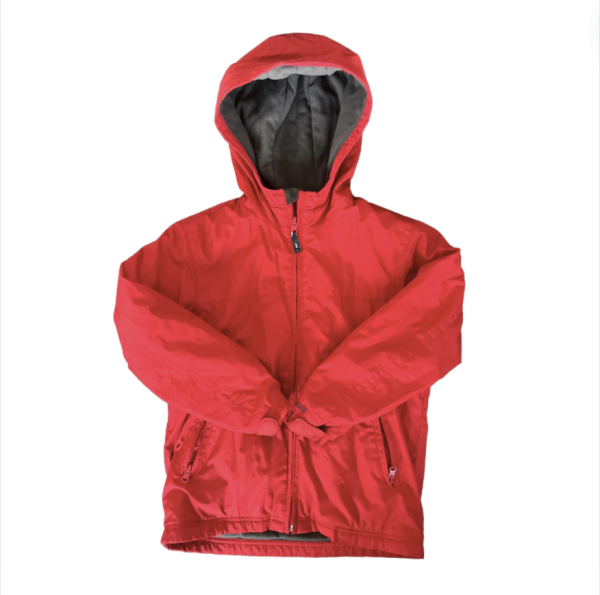 Gap İçi Polar Kırmızı Yağmurluk 8 9 yaş