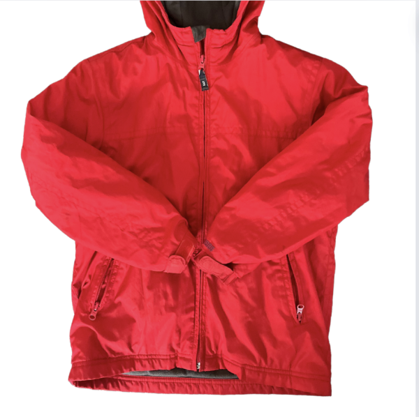 Gap İçi Polar Kırmızı Yağmurluk 8 9 yaş