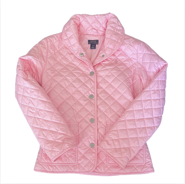 Ralph Lauren Pembe Kapitone ceket 12 14 yaş
