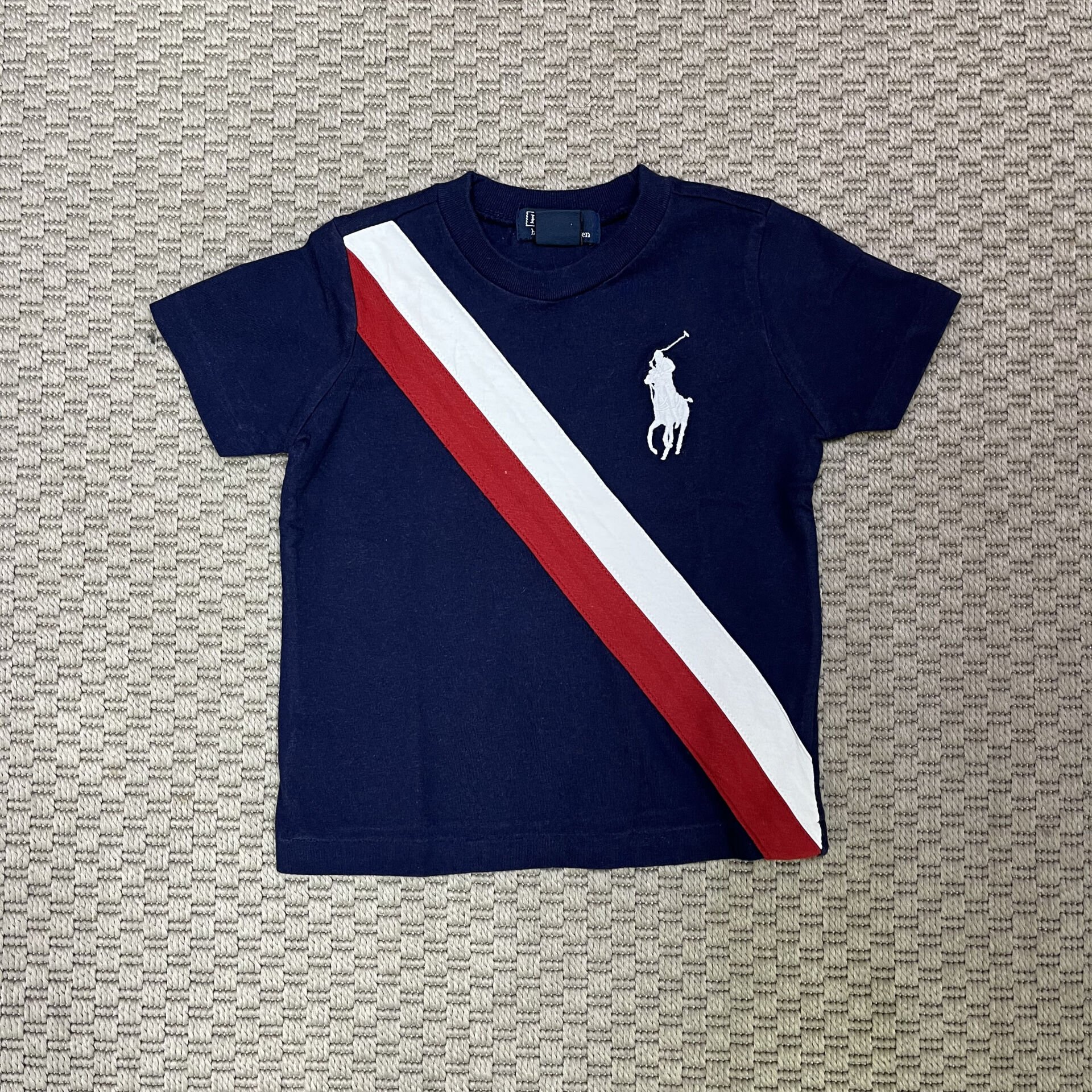 Ralph Lauren Lacivert Kırmızı Beyaz tshirt 18 ay