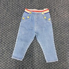 Little Marc Jacobs Düğmeli Denim Pantolon 12 ay