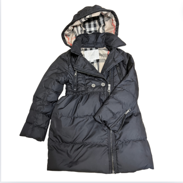 Burberry Siyah Puffer Palto 7 yaş