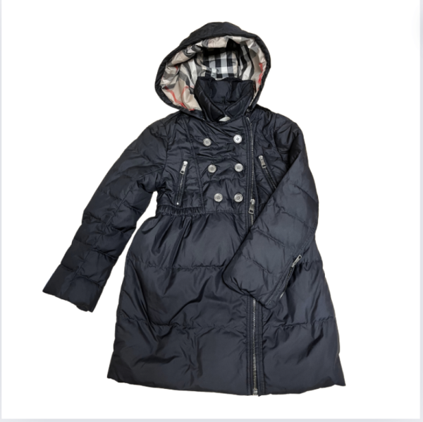 Burberry Siyah Puffer Palto 7 yaş