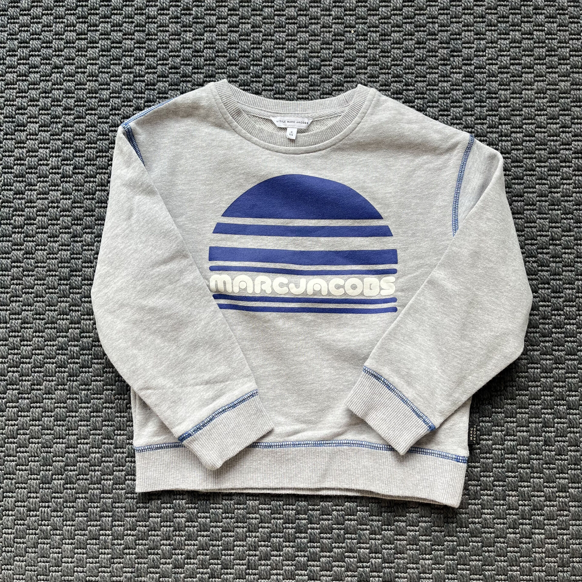 Little Marc Jacobs Gri Lacivert Sweatshirt 6 yaş