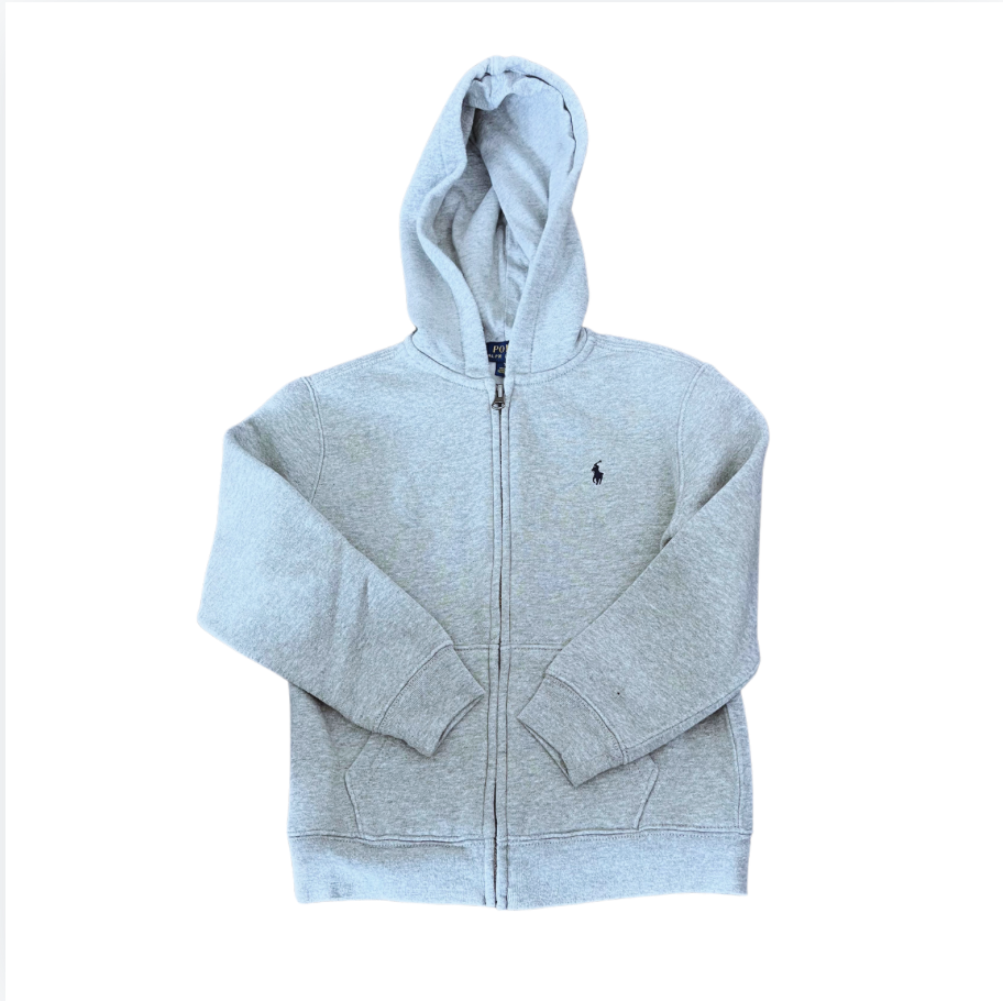 Ralph Lauren Gri Hoodie 7 yaş