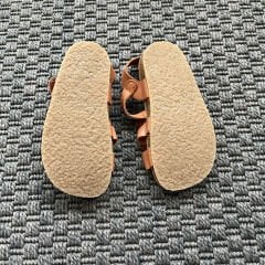 Zara Çiçekli Taba Sandalet 18 Numara