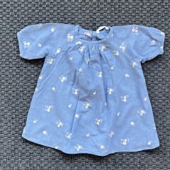 Zara Mavi Çiçekli Elbise 12-18 ay