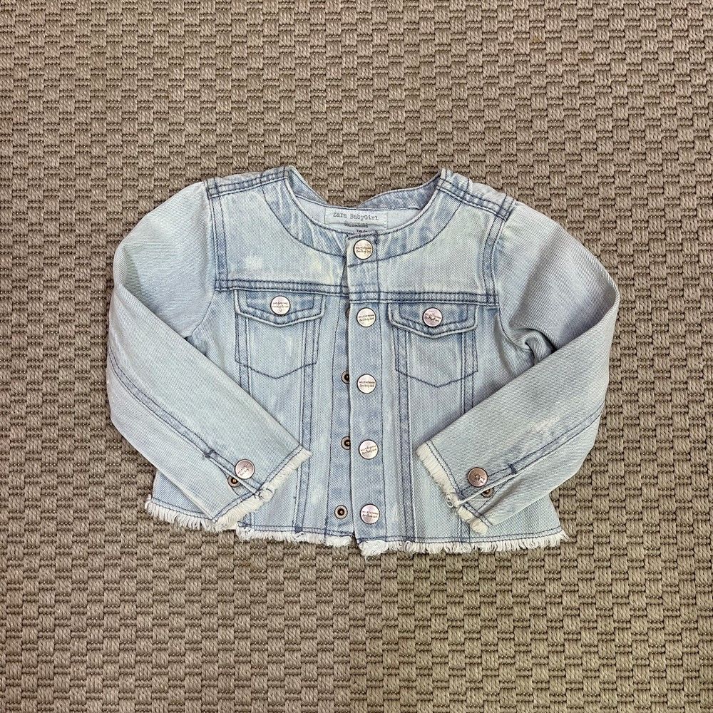 Zara Arkası Yazılı Denim Ceket 18-24 ay