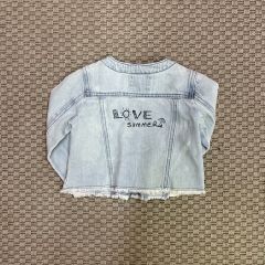 Zara Arkası Yazılı Denim Ceket 18-24 ay