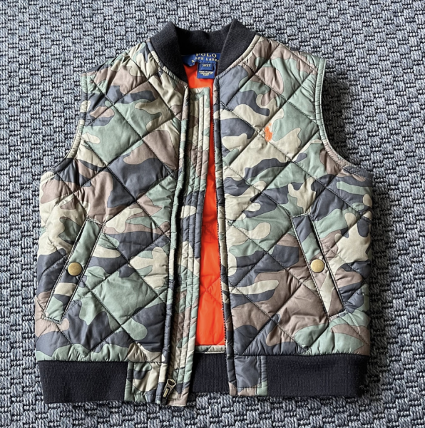 Ralph Lauren Kamuflaj yelek 3 yaş