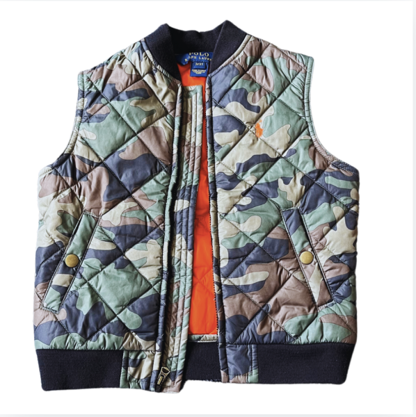 Ralph Lauren Kamuflaj yelek 3 yaş