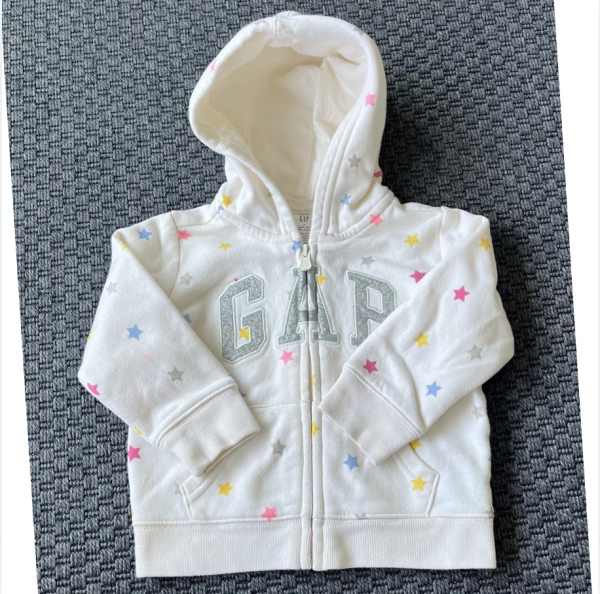 Gap simli yıldızlı sewatshirt 2 yaş
