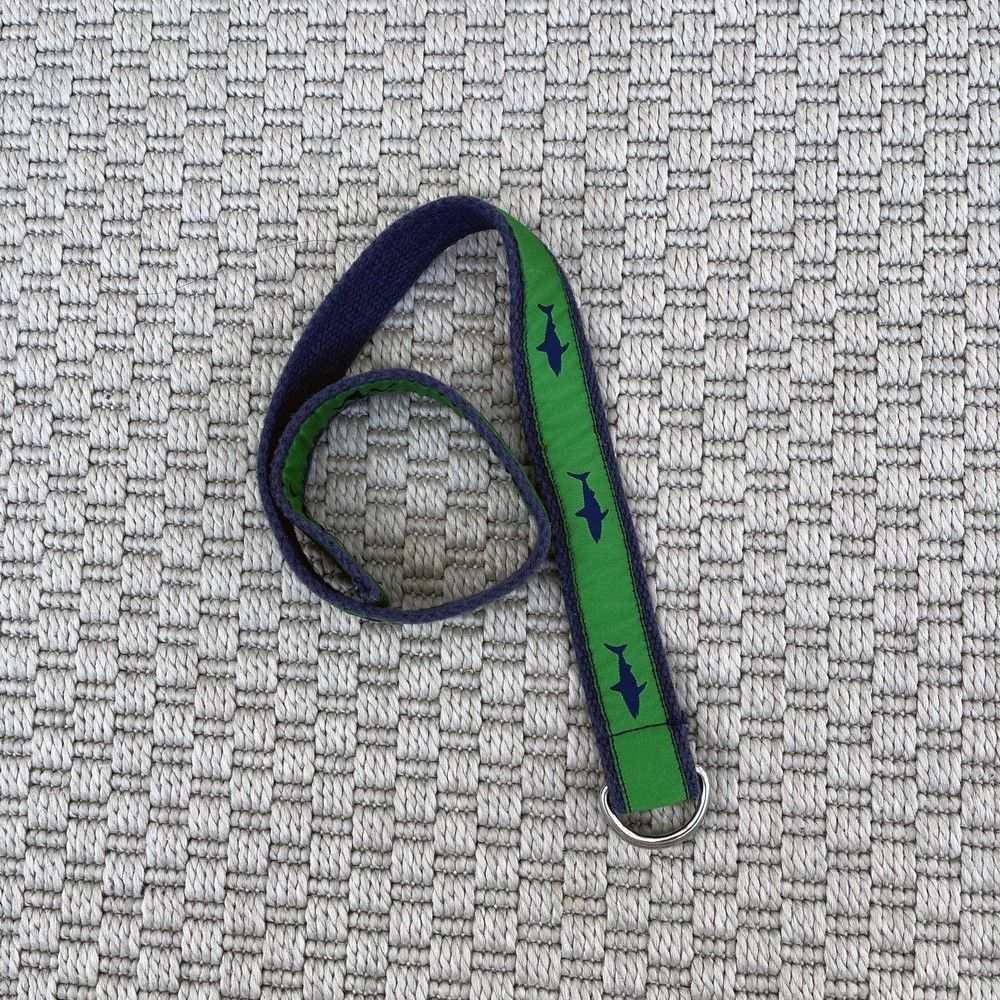 Ralph LaurenYeşil Lacivert Köpek Balıklı Kemer erkek 56 cm