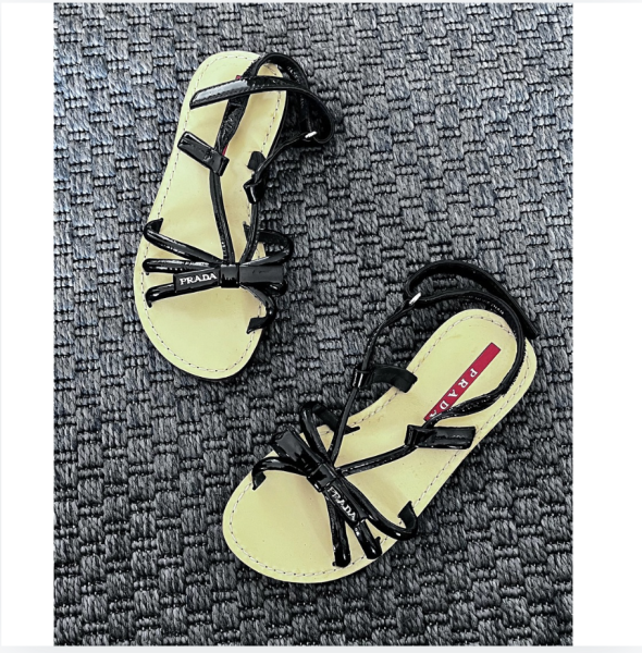 Prada Rugan Sandaletler 27 numara