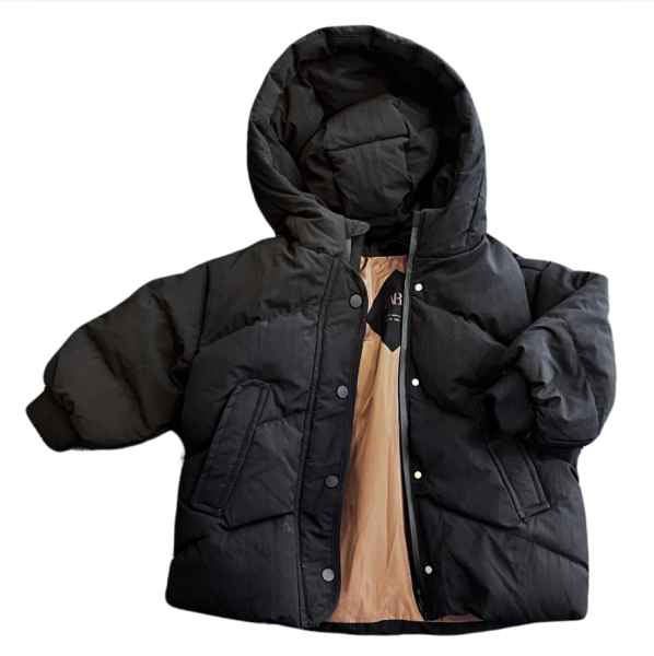 Zara Siyah Puffer mont 12 18 ay
